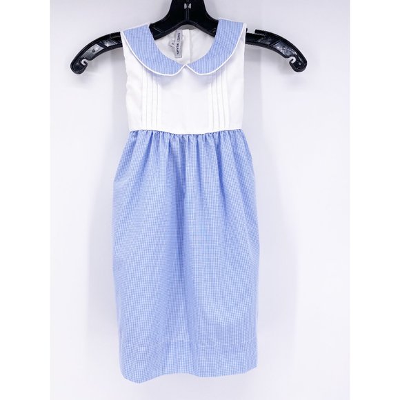 Sweet Dreams Other - SWEET DREAMS GIRLS BLUE/WHITE CHECK DRESS~3